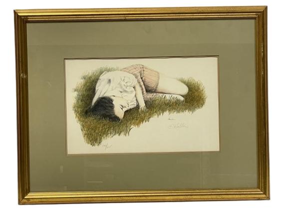 EUGUN HALLER SIGNED PRINT 26" (1 of 3)