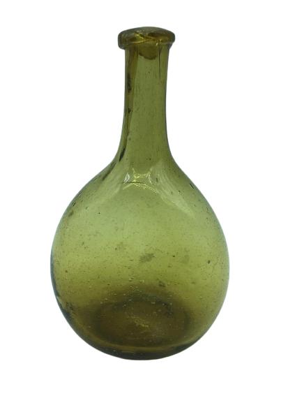 VTG OVAL HAND BLOWN BOTTLE (1 of 3)