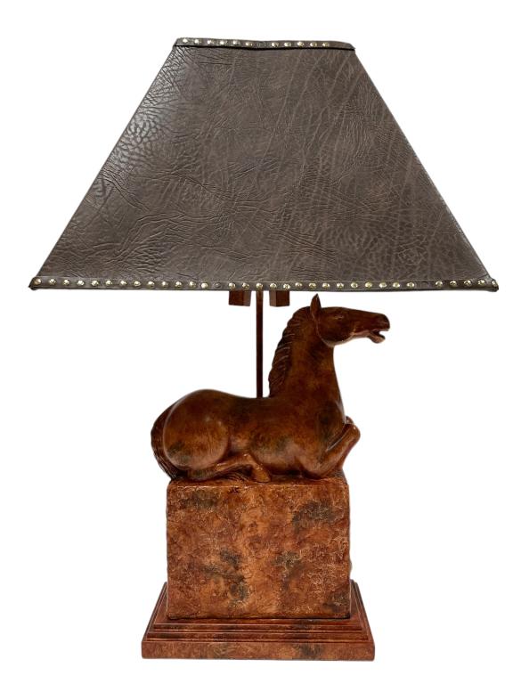 VINTAGE FREDERICK COOPER EQUESTRIAN HORSE LAMP (1 of 7)