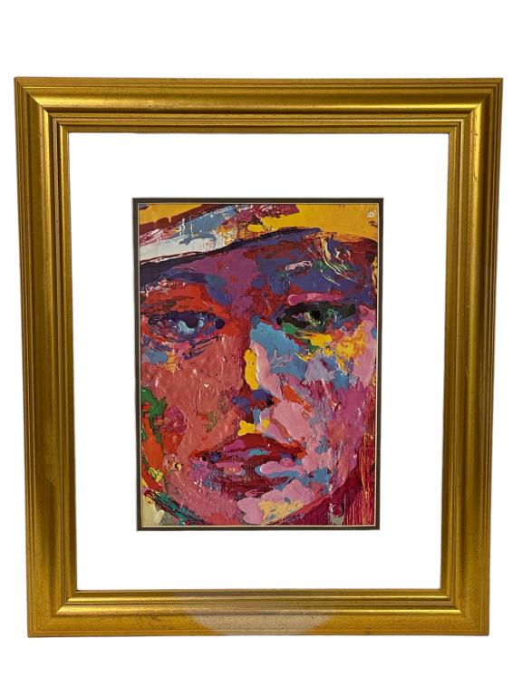 LEROY NEIMAN ABSTRACT EXPRESSIONIST ART PRINT 20" (1 of 3)