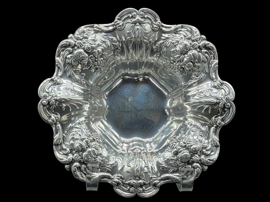 REED & BARTON FRANCIS I  STERLING SILVER DISH 298G (1 of 6)