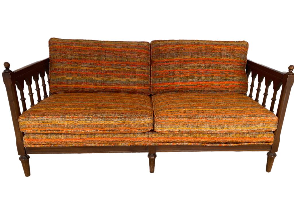 MID MOD CENTURY FURNITURE SOFA LOVESEAT 64" (1 of 6)