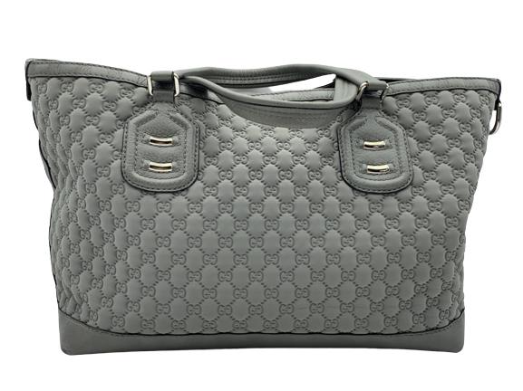 GUCCI LARGE GRAY TECHNO TOTE HANDBAG (1 of 3)