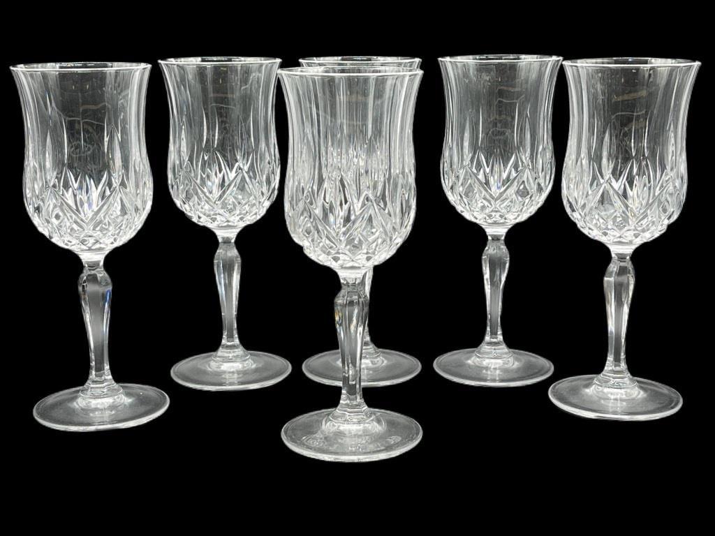 ROYAL CRYSTAL ROCK LEAD CRYSTAL OPERA WATER GLASSE (1 of 4)