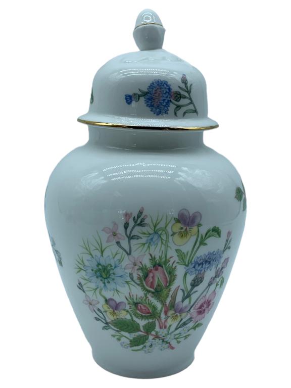 VTG ANYSLEY WILD TUDOR LIDDED VASE 7.5" (1 of 5)