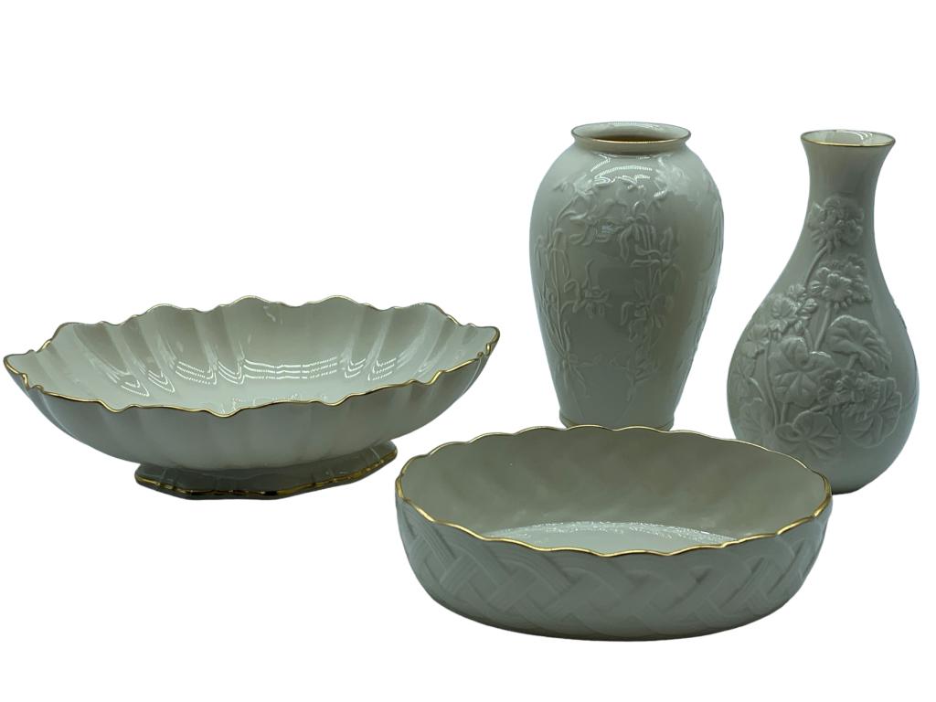 COLLECTION OF VTG LENOX CERAMIC PIECES (4) (1 of 6)