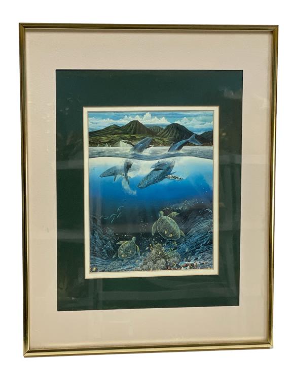 ROBERT LYN NELSON COASTAL SEA LIFE PRINT 18.5" (1 of 4)