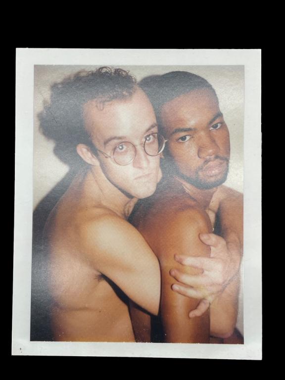 AFTER ANDY WARHOL KEITH HARING PRINT 7.25" (1 of 2)