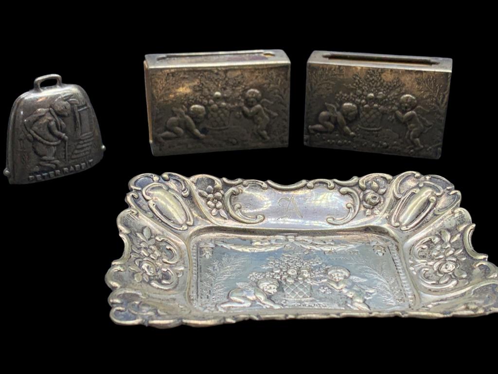 COLLECTION OF VTG STERLING SILVER TRINKETS (4) (1 of 7)