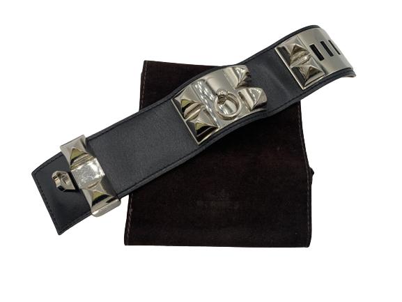 HERMES COLLIER DE CHIEN LEATHER BRACELET (1 of 5)