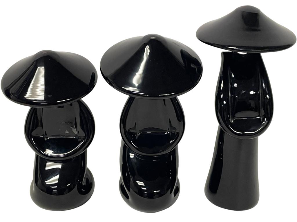 3 MID MOD MURANO GLASS CHINOISERIE SCULPTURES 10" (1 of 9)