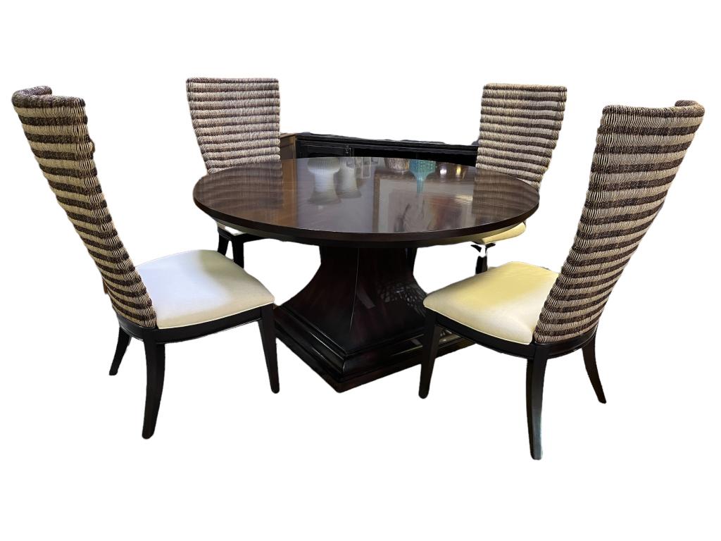 ARTISTICA DINING ROOM TABLE & 4 CHAIR SET (1 of 7)