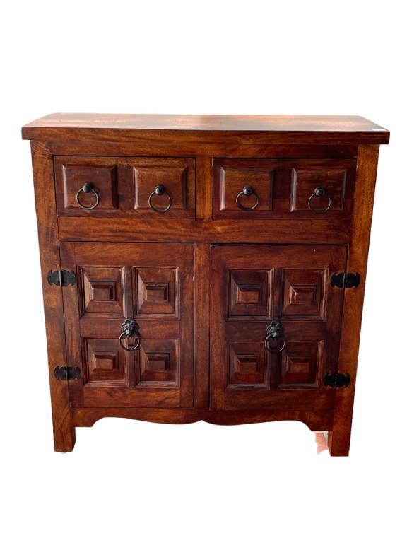Pier 1 Imports Wood Lionhead Storage Cabinet 36