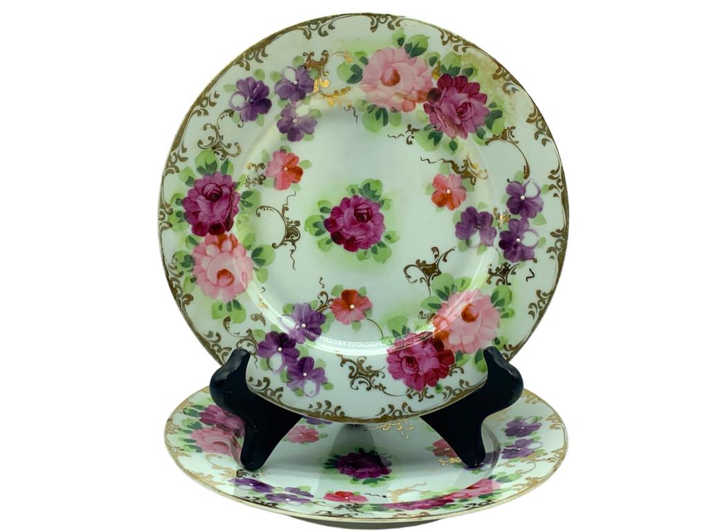 ANTIQUE NIPPON STYLE DECORATIVE PLATES (2) (1 of 4)