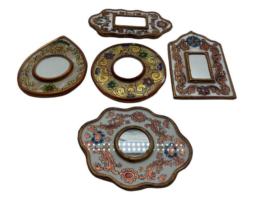 DECORATIVE HAND MADE PRUVIAN CUSCAJAS MIRRORS (1 of 7)