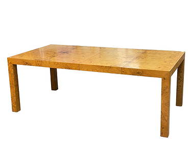 MILO BAUGHMAN STYLE BURLWOOD DINING TABLE (1 of 19)