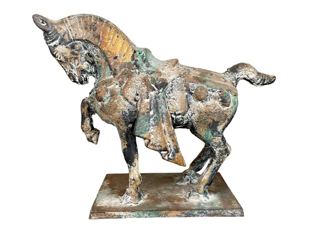 ANTIQUE STYLE CHINESE TANG HORSE STATUE 9" (1 of 4)