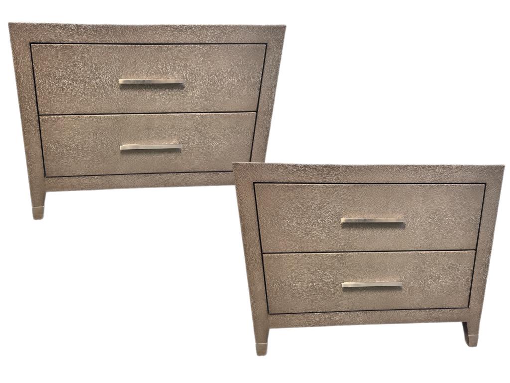 Restoration hardware 2024 shagreen nightstand