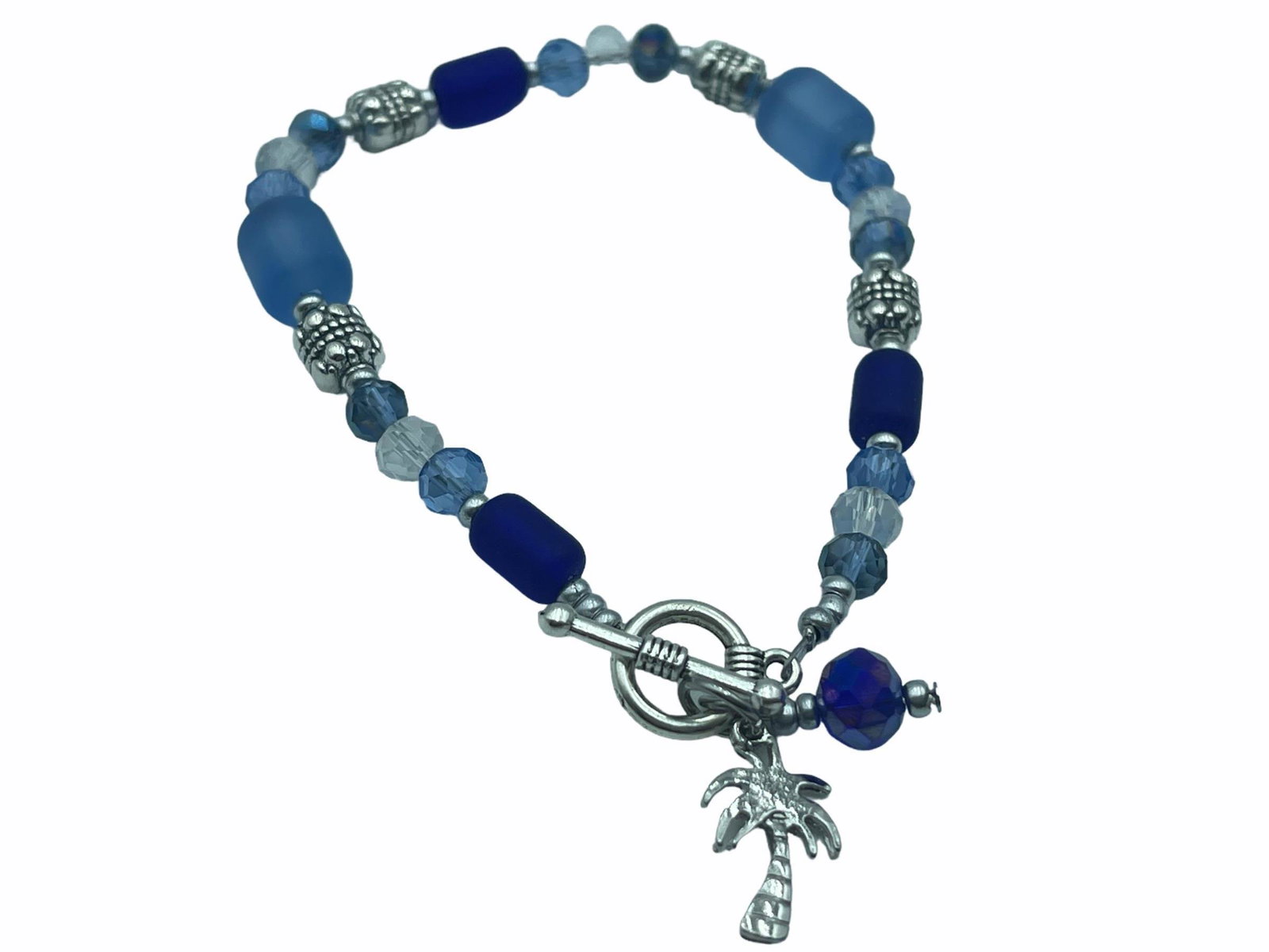 DEVI HANDCRAFTED CRYSTAL BEADED  PALM BRACELET (1 of 2)