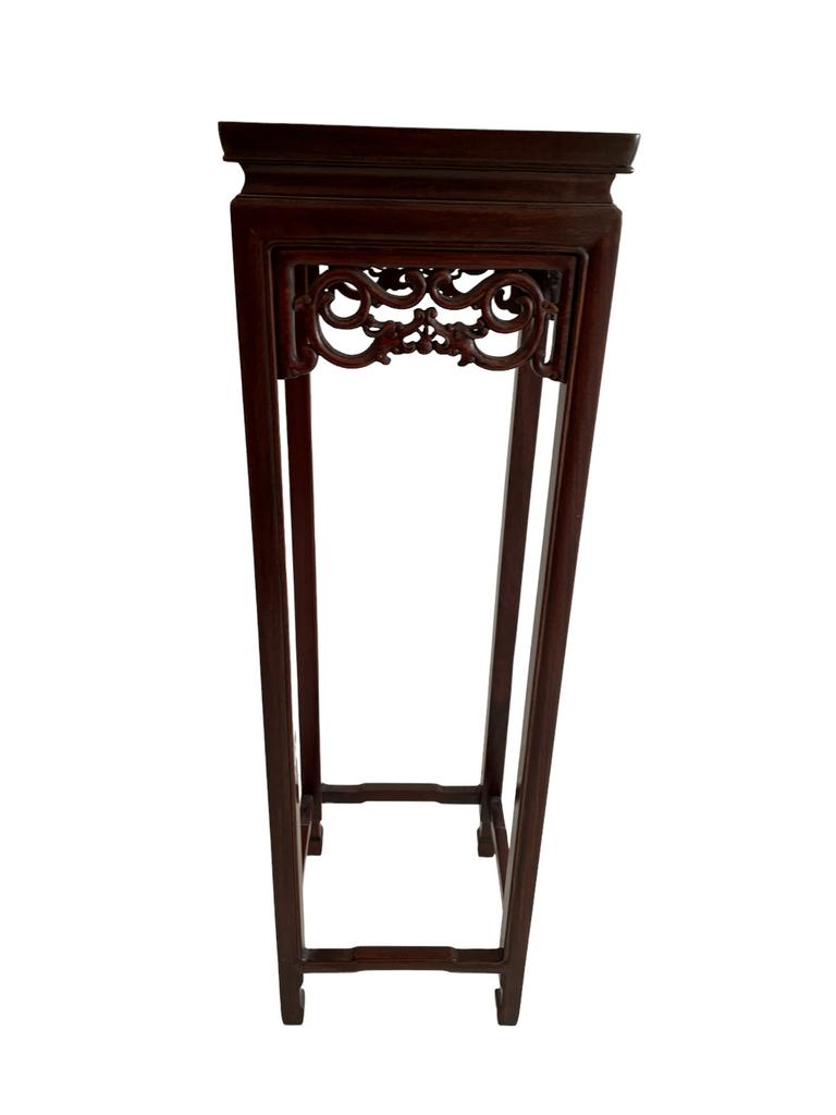 VINTAGE TALL CHINOISERIE PLANT STAND 36" (1 of 4)