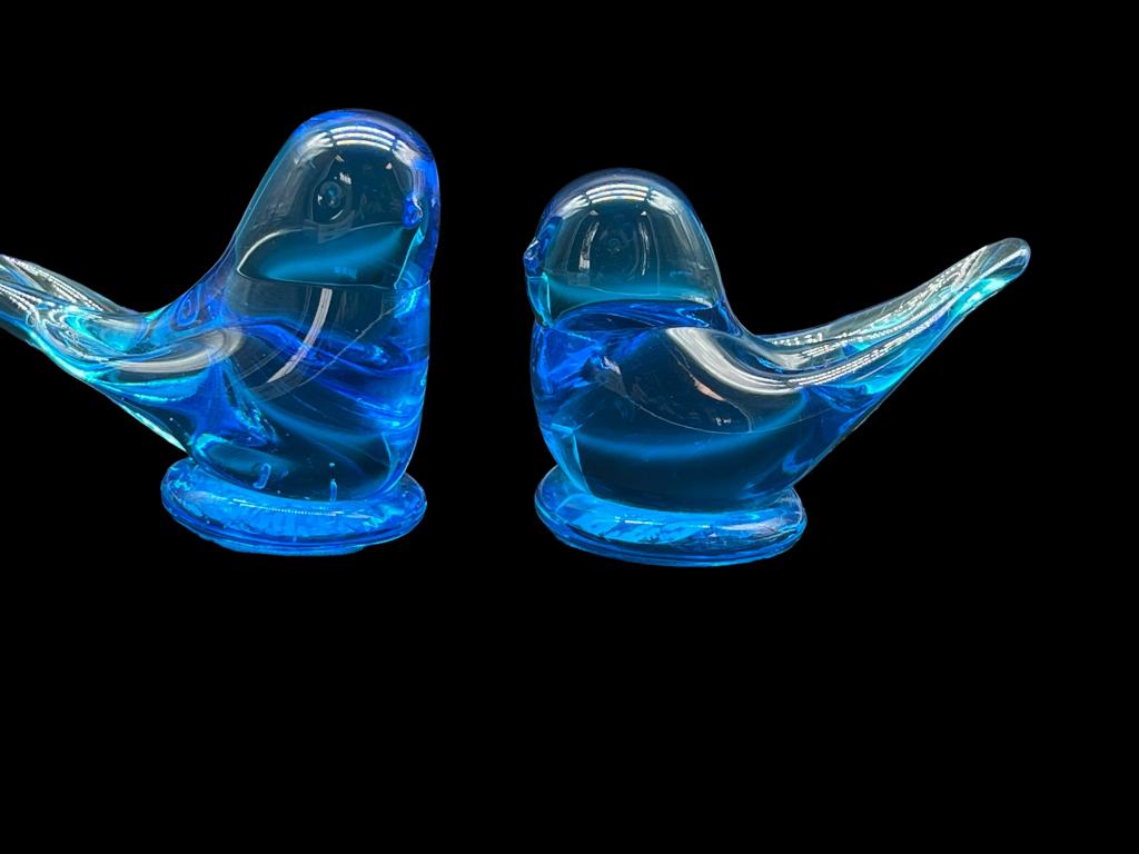 VTG BLUE BIRDS OF HAPPINESS BY  LEO WARD (1 of 2)