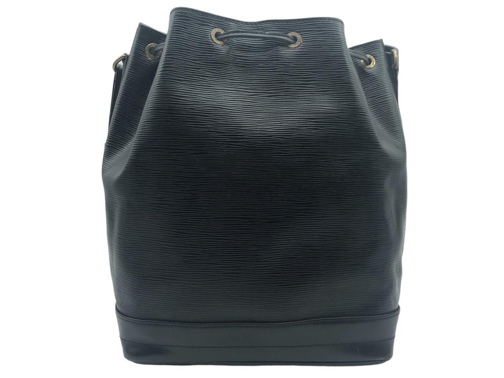 LOUIS VUITTON BLACK EPI LEATHER NOE HANDBAG (1 of 4)