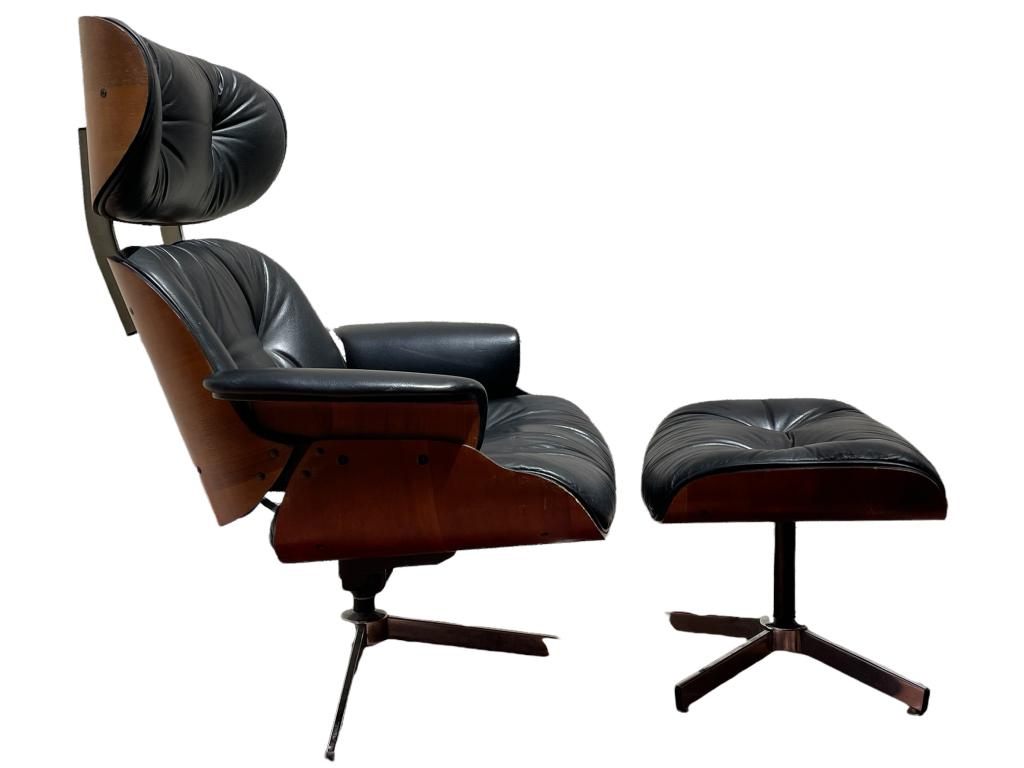 MID CENTURY MODERN PLYCRAFT EAMES LOUNGE CHAIR (1 of 11)