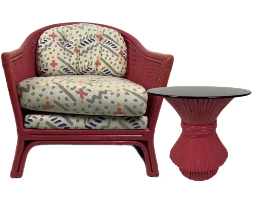 McGUIRE SHEAF OF WHEAT TABLE & CHAIR SET (1 of 5)