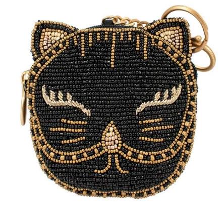 NEW MARY FRANCES WHISKERS KEY CHAIN COIN PURSE (1 of 3)