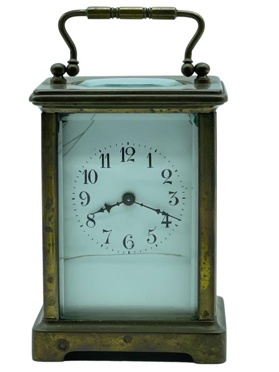 HARRIS & HARRINGTON FRENCH BRASS CARRIAGE CLOCK (1 of 7)