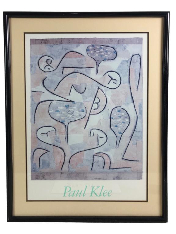 PAUL KLEE ABSTRACT FRAMED ART PRINT (1 of 3)