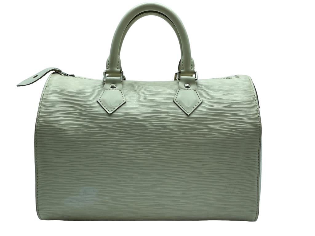 LOUIS VUITTON IVORY EPI SPEEDY HANDBAG (1 of 5)