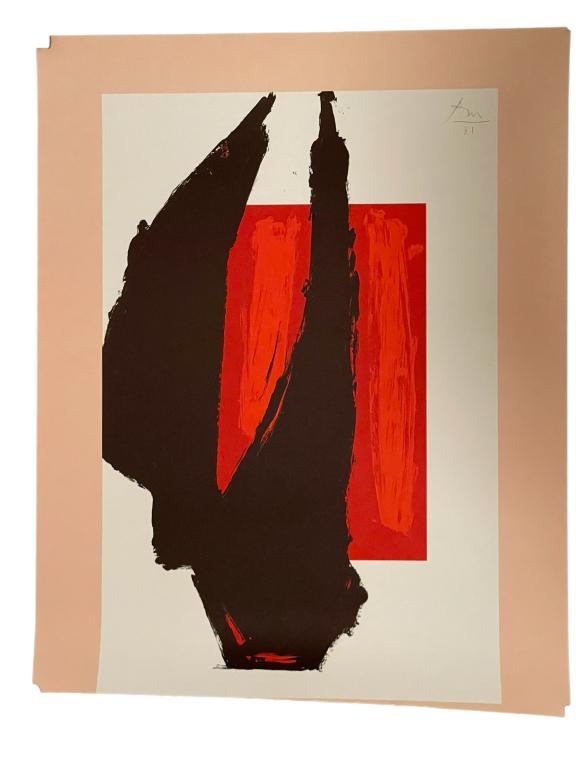 ROBERT MOTHERWELL PRINT IN COLORS 25" (1 of 5)