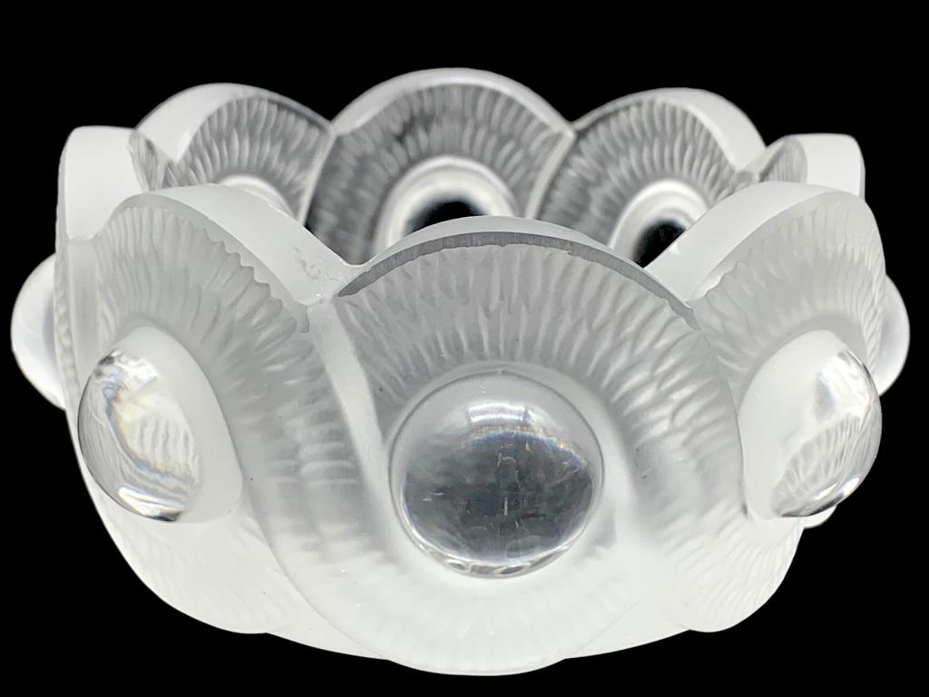LALIQUE CRYSTAL "GAO" CANDY DISH 3.5" (1 of 5)
