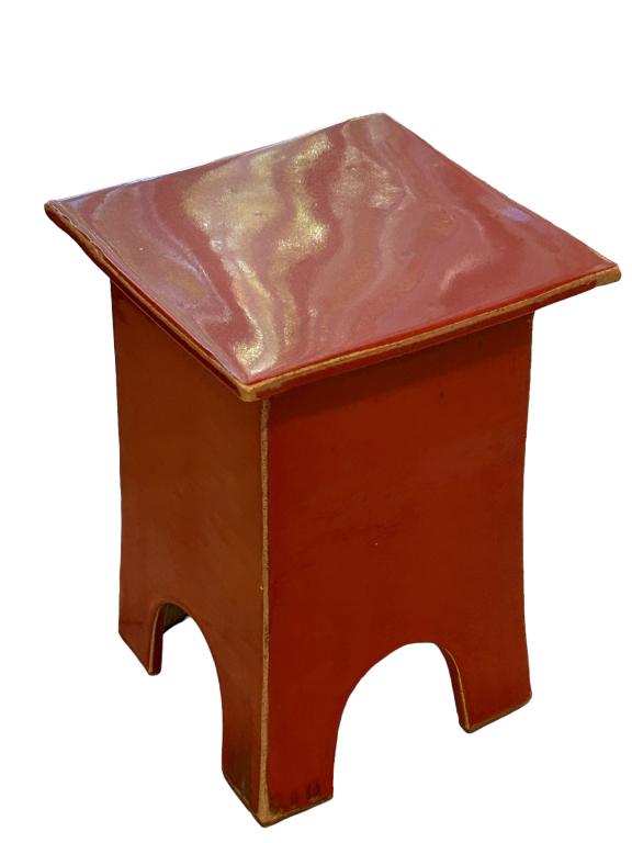 VINTAGE CERAMIC CHINESE CHAN GARDEN SEAT 18" (1 of 4)