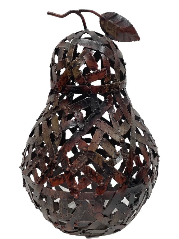 PALACEK BRUTALIST STYLE COPPER PEAR SCULPTURE 18" (1 of 4)