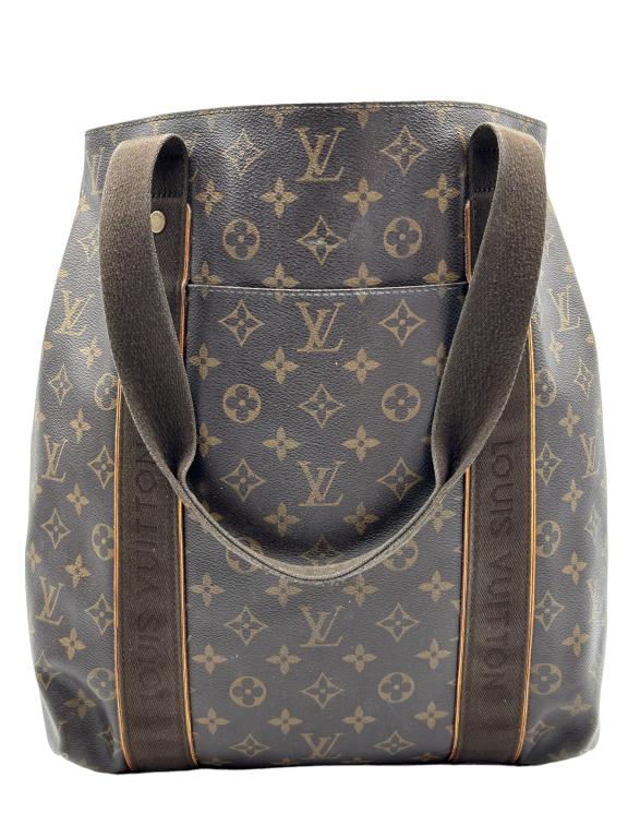 LOUIS VUITTON CABAS BEAUBOURG HANDBAG: LOUIS VUITTON CABAS BEAUBOURG -BROWN COATED CANVAS- MONOGRAM CANVAS -30*35*8CM -CA3162 (36TH WEEK 2012)- ALL BAGS HAVE BEEN AUTHENTICATED BOX 2 AAS9133