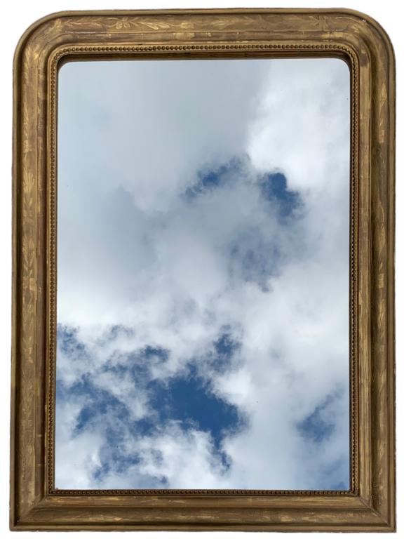 LARGE CARVED GILT FRAME 52" (1 of 2)