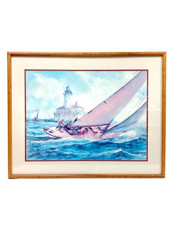 JAMES SESSIONS "A GOOD BREEZE" PRINT 33" (1 of 2)