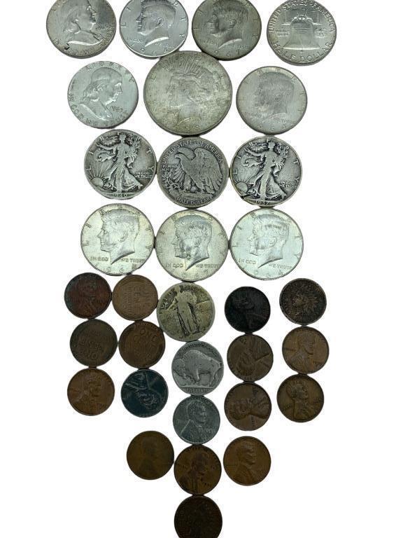 32 ASSORTED U.S. COLLECTIBLE COINS (1 of 2)