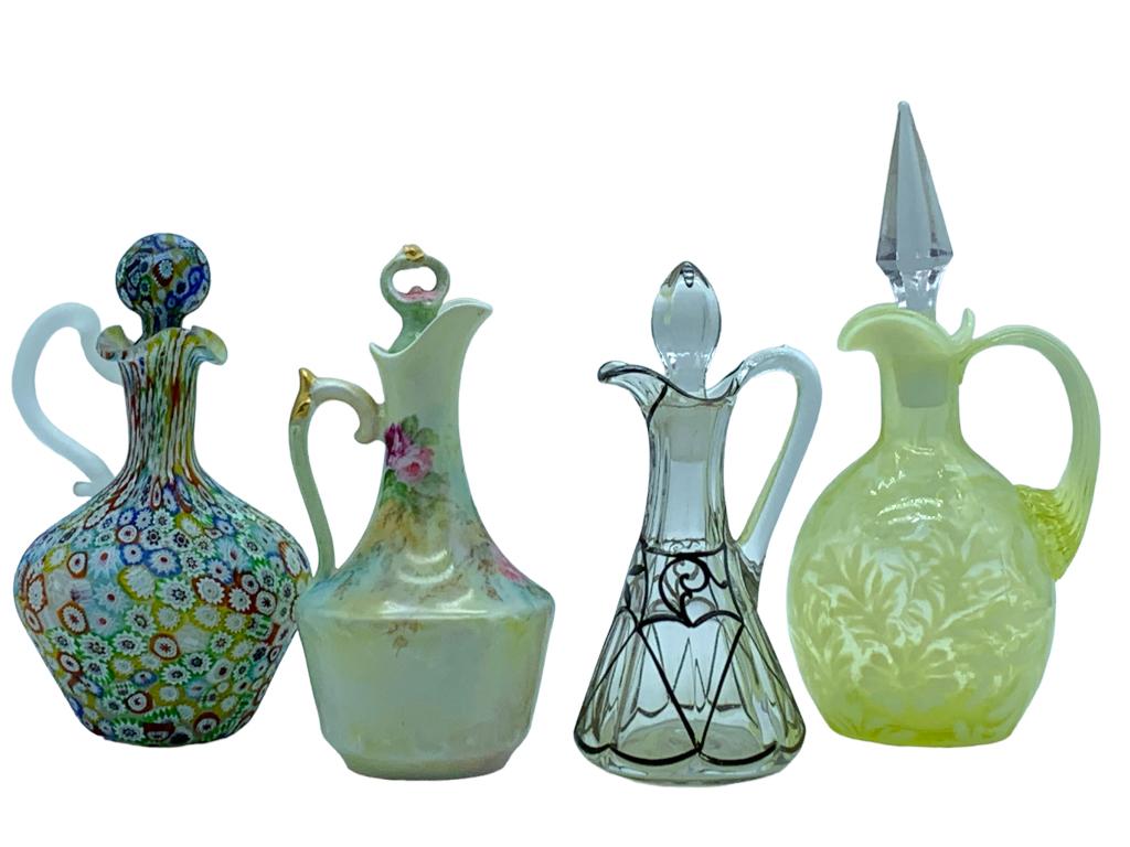 VTG ASSORTED COLLECTION OF CRUETS (4) (1 of 8)