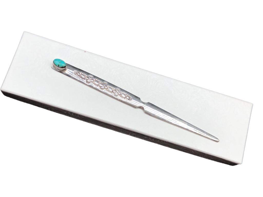 NEW SANTA FE STERLING SILVER LETTER OPENER IN BOX (1 of 4)