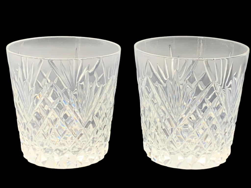 TYRONE CRYSTAL WHISKY ROCKS GLASSES (2) (1 of 4)