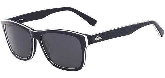 NEW LACOSTE POLARIZED BLACK PIQUE TEMPLE SUNGLASS: NEW LACOSTE POLARIZED BLACK PIQUE TEMPLE SUNGLASSLacoste storage case incuded.