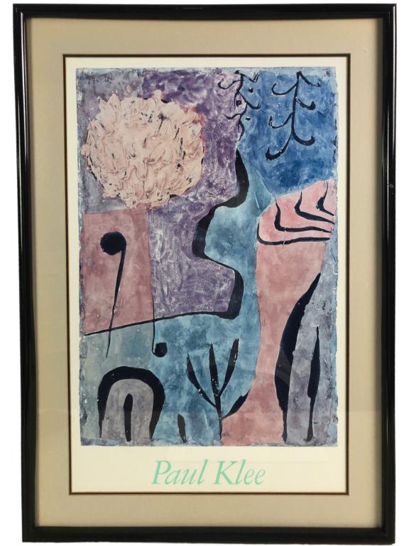 PAUL KLEE DECORATIVE FRAMED ART PRINT (1 of 3)