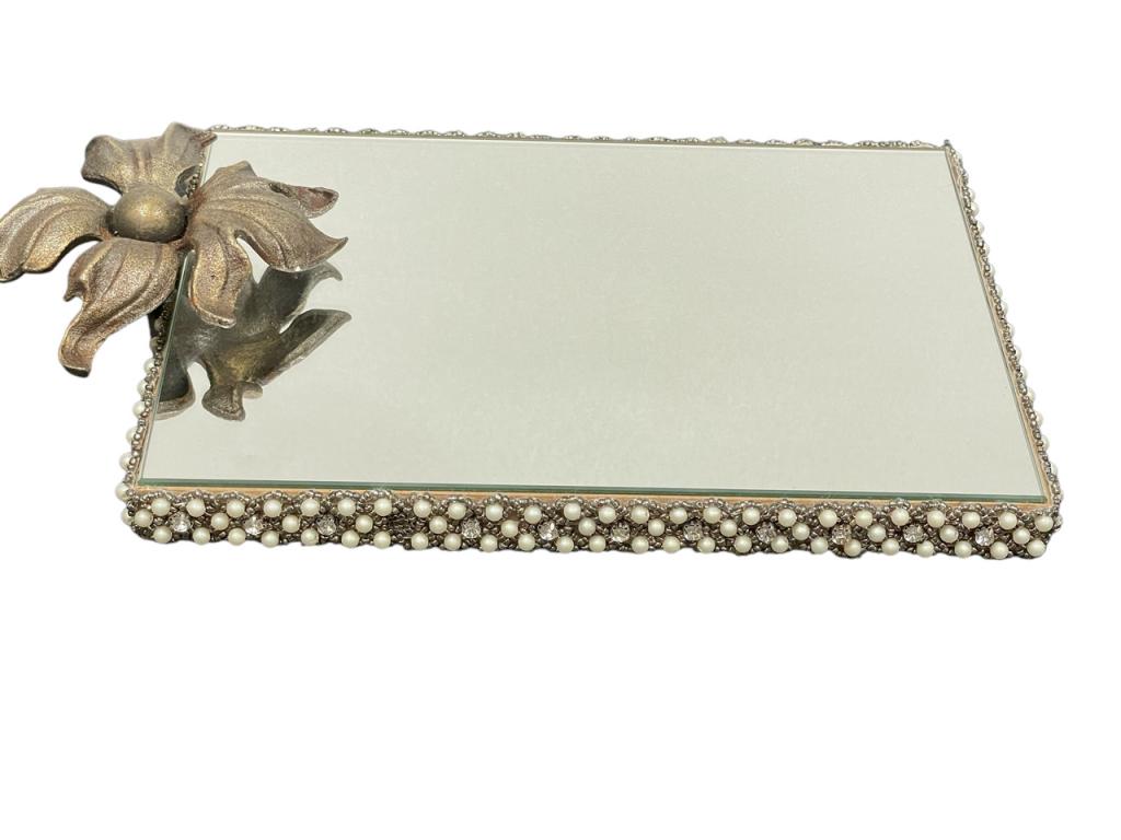 DECOARATIVE WALL MOUNT MIRROR OR TRAY 15" (1 of 5)