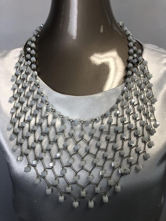 VTG LACED NECKLACE: VTG LACED NECKLACE-15"