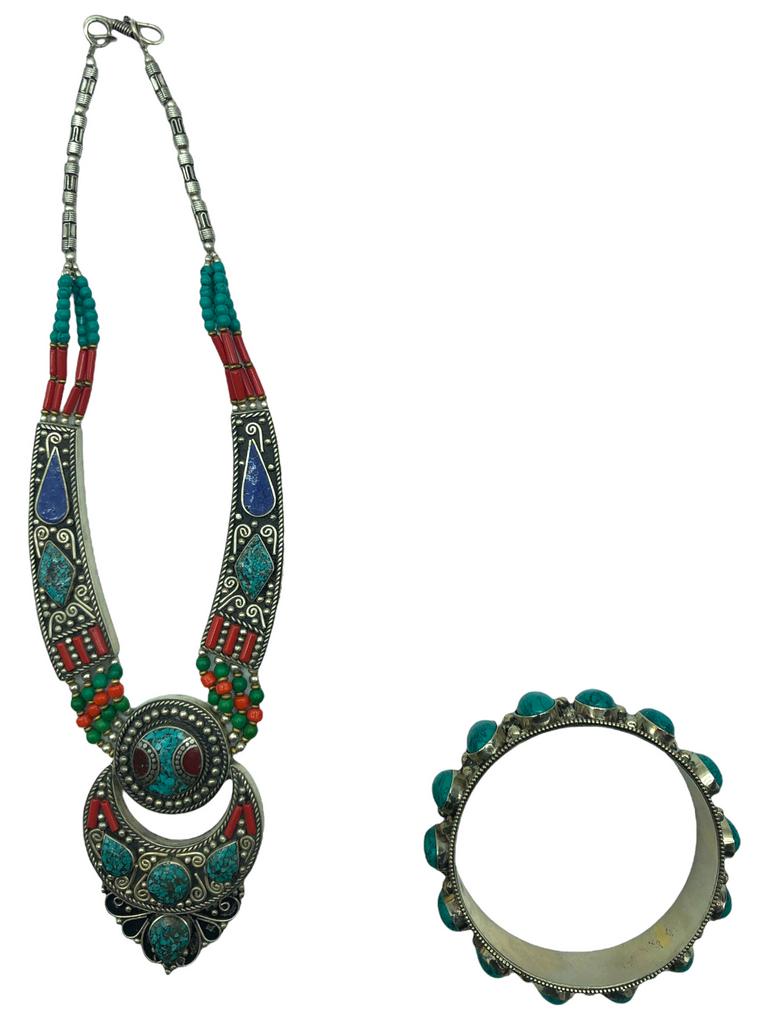 VTG BEADED TURQUOISE JEWELRY (1 of 6)