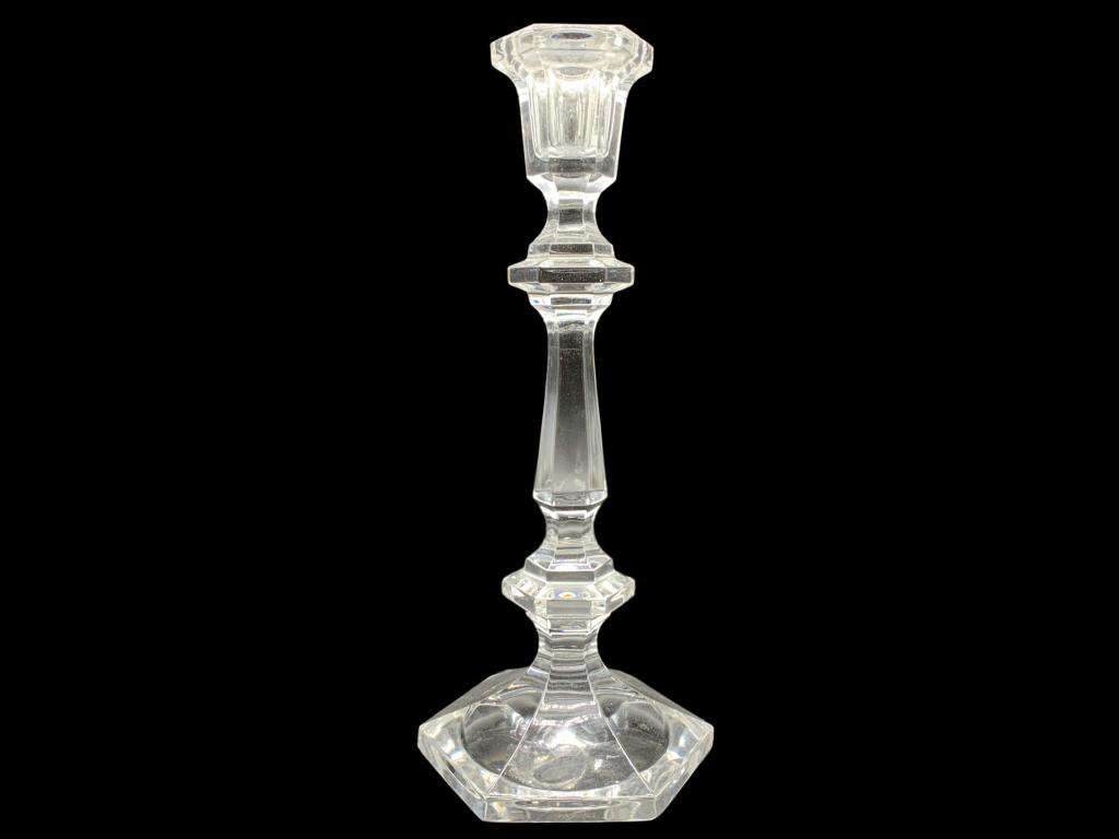 VTG GLASS CANDLESTICK HOLDER (1 of 4)