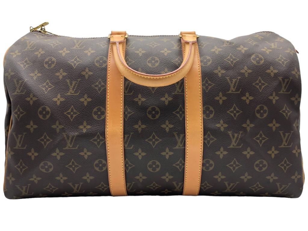 LOUIS VUITTON BROWN MONOGRAMMED KEEPALL (1 of 5)